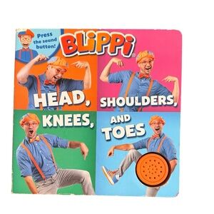 Blippi Head, Shoulders, Knees, and Toes Musical Sound Book